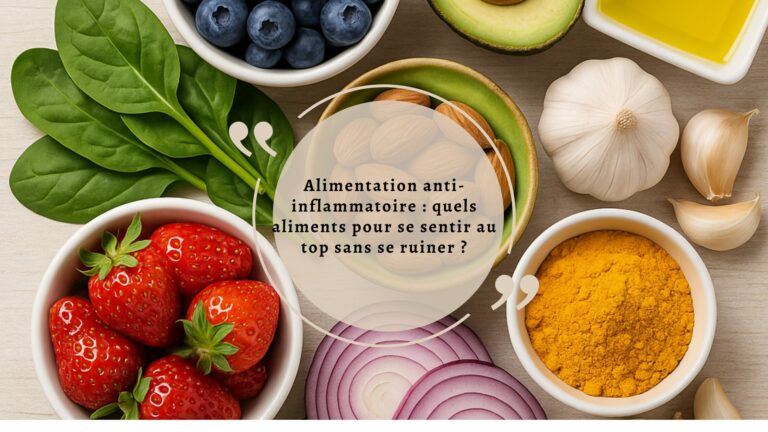 Alimentation anti-inflammatoire : quels aliments pour se sentir au top sans se ruiner ?